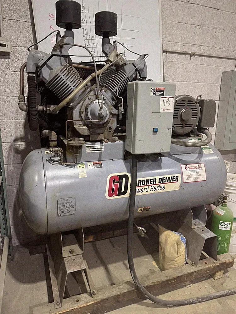 Gardner Denver Reward Series Industrial Air Compressor – 25 HP/120 Gallon Tank.