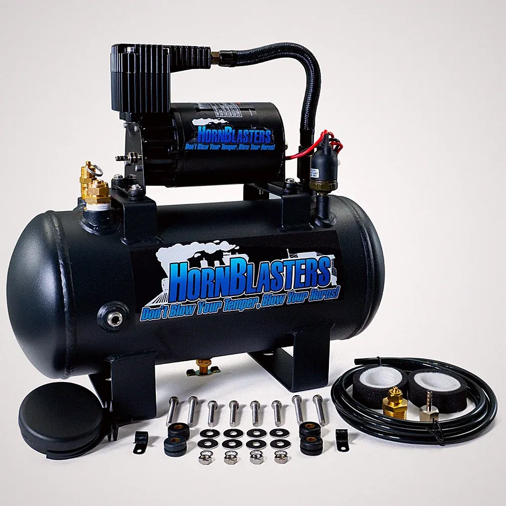 HornBlasters 120 PSI Air Source Unit - 12V - 1.5 Gallon Air Tank & 2L Compressor