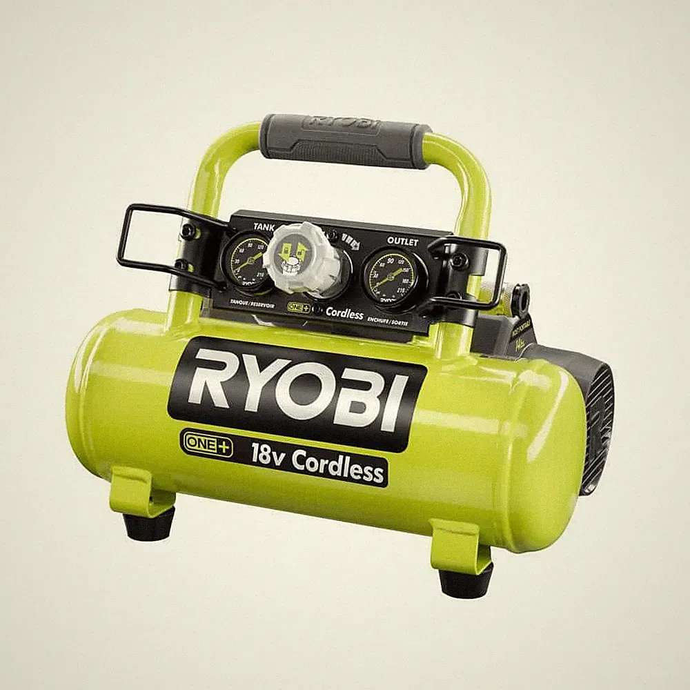 RYOBI Air Compressor 18 Volt Cordless 1 Gallon Powerful Portable Tool Only
